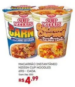 Bistek Supermercados Macarrão instantâneo nissin cup noodles oferta