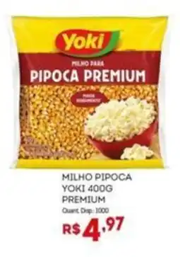 Bistek Supermercados milho pipoca yoki premium oferta