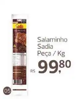 Supermercados Jau Serve Salaminho sadia oferta