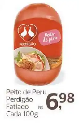 Supermercados Jau Serve Peito de Peru Perdigão Fatiado oferta