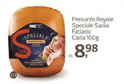 Supermercados Jau Serve Presunto royale speciale sadia fatiado oferta