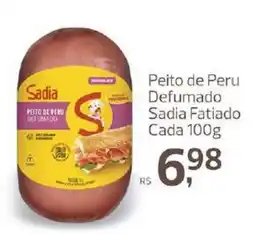 Supermercados Jau Serve Peito de Peru Defumado Sadia Fatiado oferta