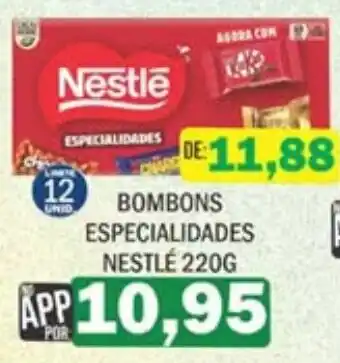 Supermercados Mendonça Bombons especialidades nestlé oferta