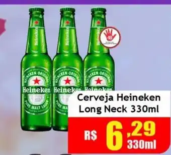 Supermercado Kibe Cerveja heineken long neck oferta