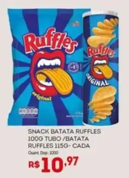 Bistek Supermercados snack batata ruffles oferta
