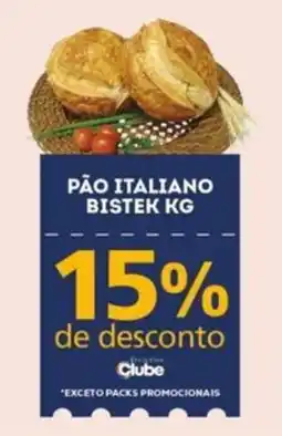 Bistek Supermercados pão italiano bistek kg oferta