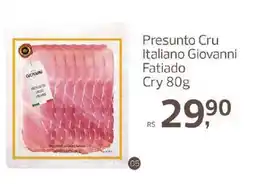 Supermercados Jau Serve Presunto Cru Italiano Giovannifatiado oferta