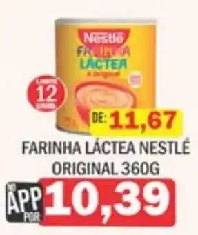 Supermercados Mendonça Farinha láctea nestlé original oferta