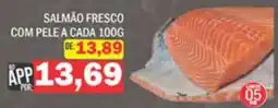 Supermercados Mendonça Salmao fresco com pele oferta