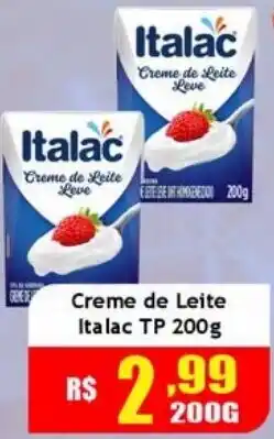 Supermercado Kibe Creme de Leite Italac TP oferta