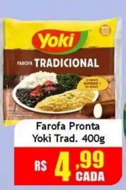 Supermercado Kibe Farofa pronta yoki trad. oferta
