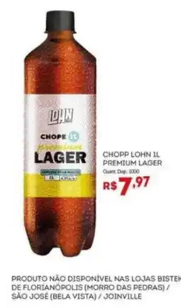 Bistek Supermercados Chope lager premium oferta