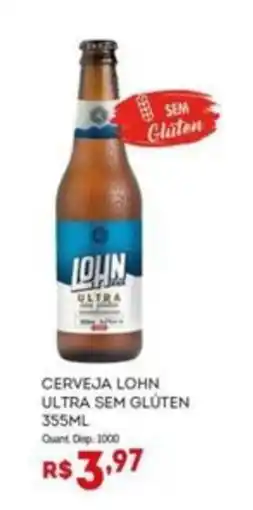 Bistek Supermercados Cerveja lohn ultra sem glúten oferta