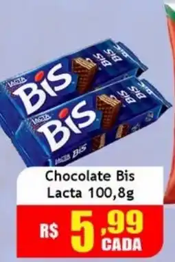 Supermercado Kibe Chocolate Bis Lacta oferta