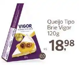 Supermercados Jau Serve Queijo Tipo Brie Vigor oferta