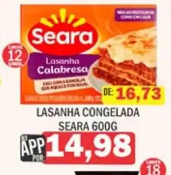 Supermercados Mendonça Lasanha Calabresa oferta