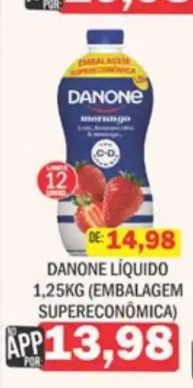 Supermercados Mendonça Danone liquido oferta