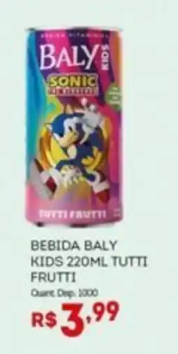 Bistek Supermercados Bebida baly kids tutti frutti oferta