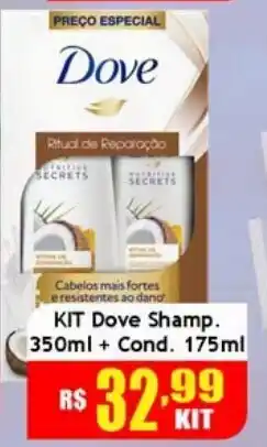 Supermercado Kibe Kit dove shamp. oferta
