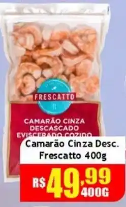Supermercado Kibe Camarão cinza descascado cozido oferta