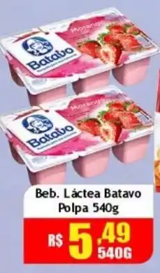 Supermercado Kibe Beb. Láctea Batavoo Polpa oferta
