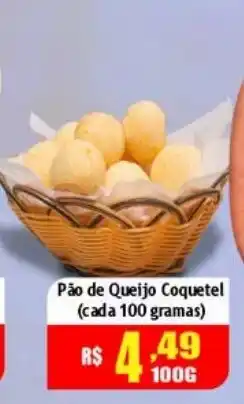 Supermercado Kibe Pão de Queijo Coquetel oferta