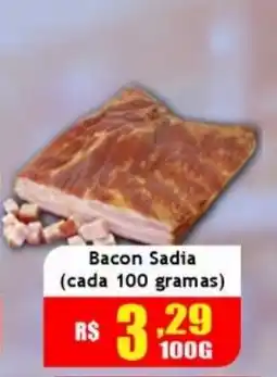 Supermercado Kibe Bacon Sadia oferta