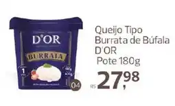 Supermercados Jau Serve Queijo tipo burrata de búfala d'or oferta
