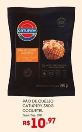 Bistek Supermercados pão de queijo catupiry coquetel oferta