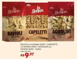 Bistek Supermercados Ravioli la nonna / capeletti la nonna / agnolini la nonna oferta