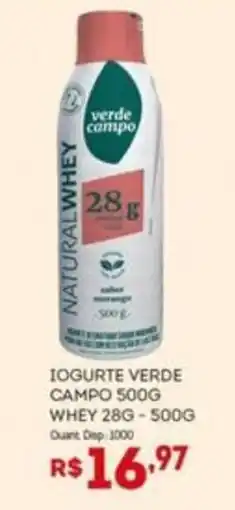 Bistek Supermercados Iogurte verde campo whey 28g oferta