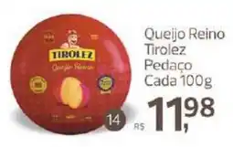 Supermercados Jau Serve Queijo reino oferta