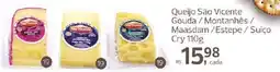 Supermercados Jau Serve Queijo São Vicente Gouda / Montanhês / Maasdam / Estepe / Suíço oferta