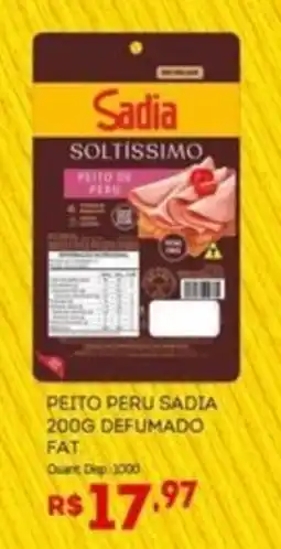 Bistek Supermercados Peito peru sadia oferta