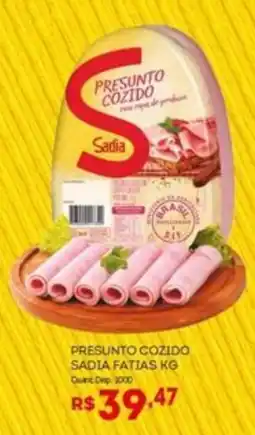 Bistek Supermercados Presunto cozido sadia fatias oferta