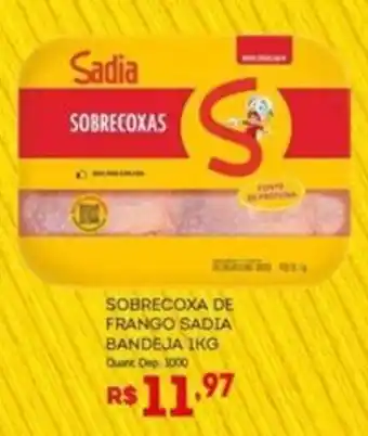 Bistek Supermercados Sobrecoxa de frango sadia oferta