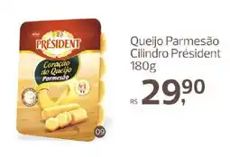 Supermercados Jau Serve Queijo Parmesão Cilindro Président oferta