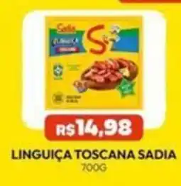 Bistek Supermercados Linguiça toscana sadia oferta
