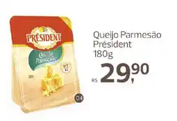 Supermercados Jau Serve Queijo Parmesão Président oferta