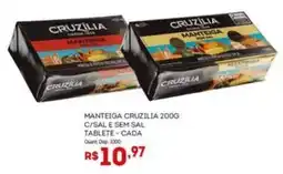 Bistek Supermercados Manteiga cruzilia c/sal e sem sal oferta