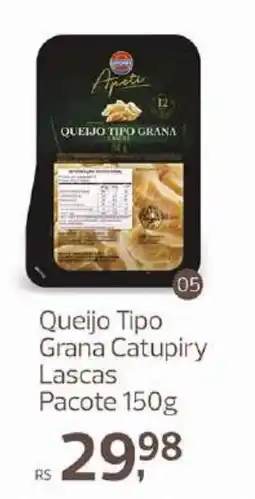 Supermercados Jau Serve Queijo Tipo Grana Catupiry Lasca oferta