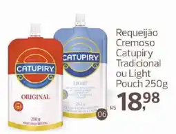 Supermercados Jau Serve Requeijão Cremoso Catupiry Tradicional ou Light oferta