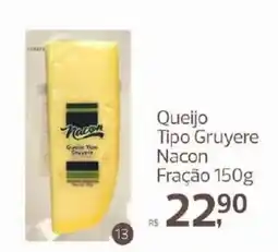Supermercados Jau Serve Queijo tipo gruyere nacon oferta