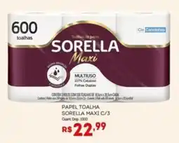 Bistek Supermercados Papel toalha sorella maxi c/3 oferta