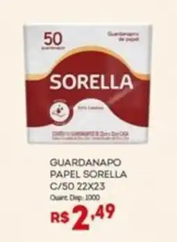Bistek Supermercados Guardanapo papel sorella oferta