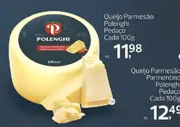 Supermercados Jau Serve Queijo Parmesão Polenghi Pedaço oferta