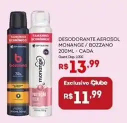 Bistek Supermercados Desodorante aerossol monange / bozzano oferta