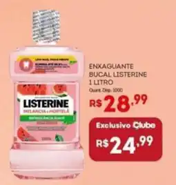 Bistek Supermercados Enxaguante bucal listerine melancia e hortelã oferta