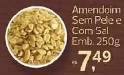 Supermercados Jau Serve Amendoim sem pele e com sal oferta