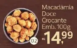 Supermercados Jau Serve Macadâmia Doce Crocante oferta